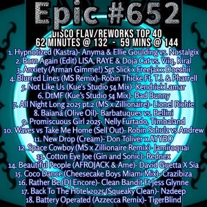 Epic 652 - Top 40 Disco/EDM